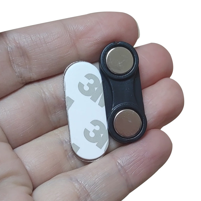 100 broches magnéticos porta gafete 33mm 2 imanes