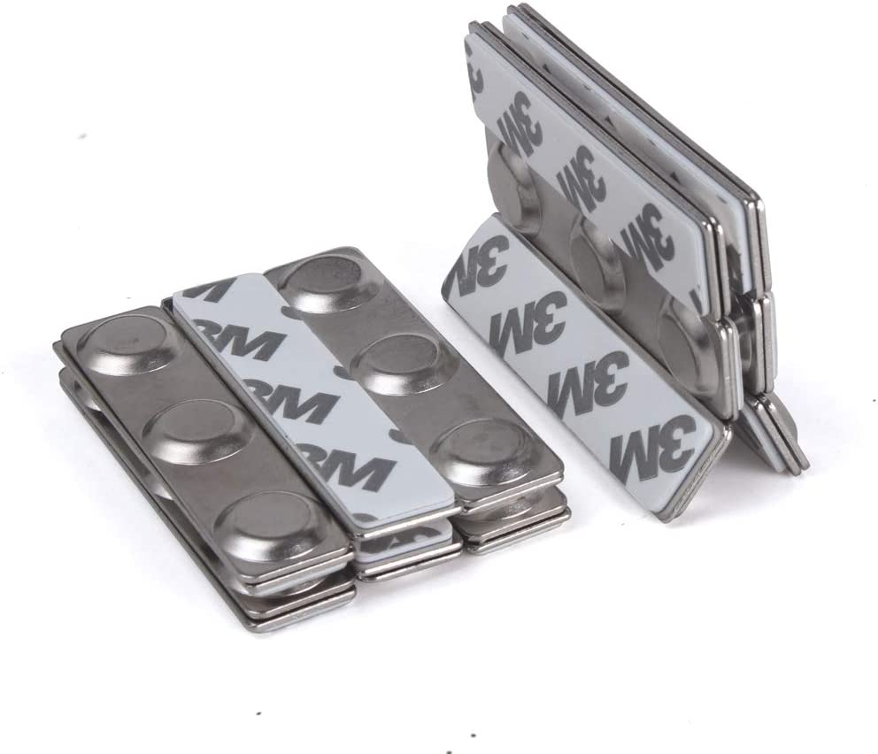 100 broches magnéticos porta gafete 60mm 3 imanes