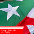 Bandera De Yucatán Bordada Alta Calidad 60 X 90