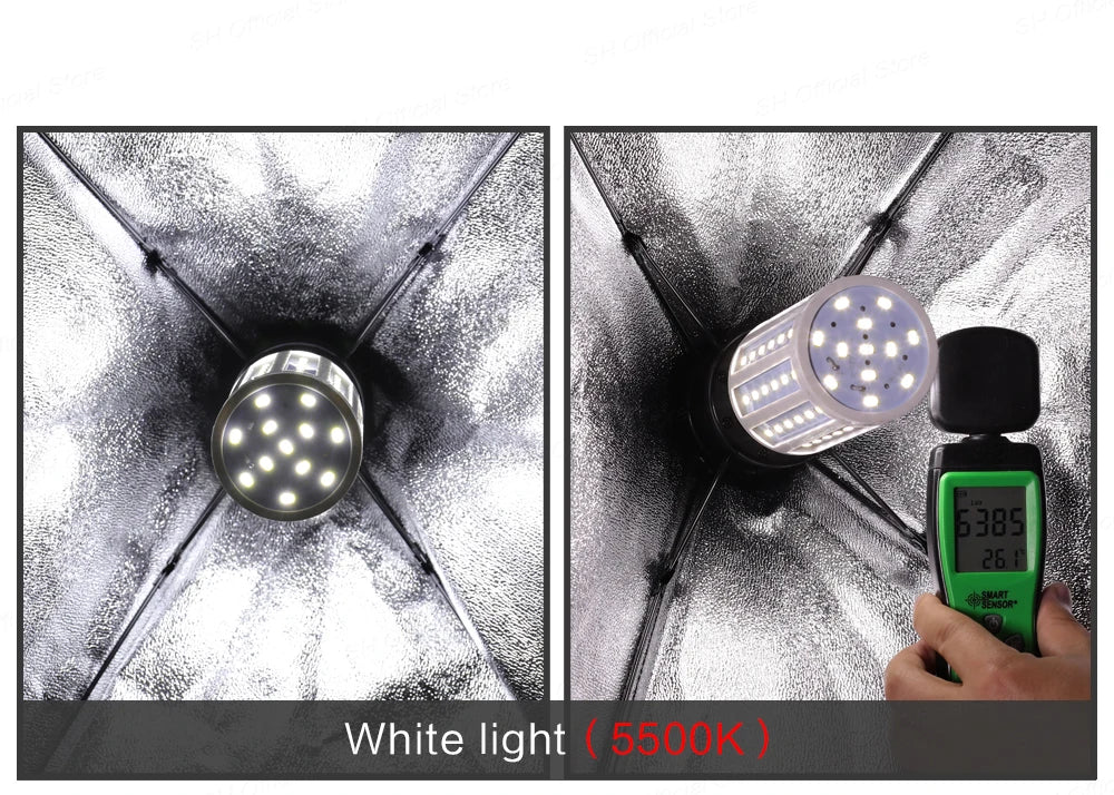 Kit de iluminación Softbox de 50x70 cm para fotografía