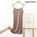 Vestido de tirantes finos para mujer, vestido lencero de modal, vestido largo sexy sin espalda