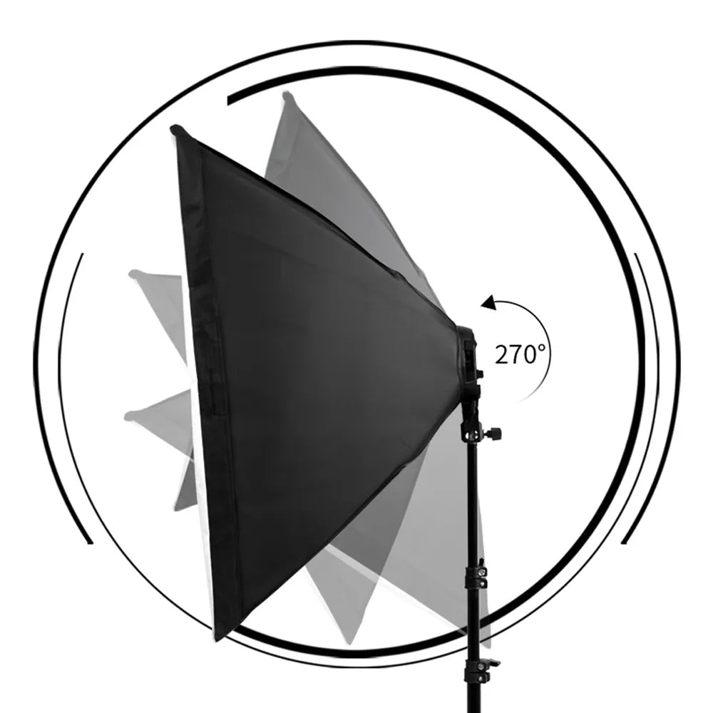 Kit de iluminación Softbox de 50x70 cm para fotografía