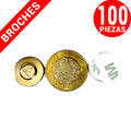 100 broches magnéticos porta gafete 20mm