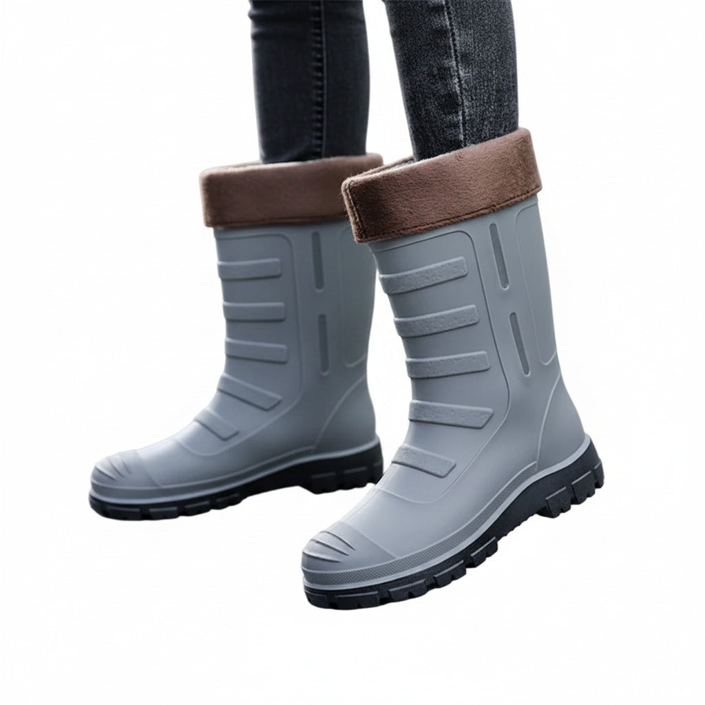 Botas de lluvia para hombre para exteriores, impermeables.