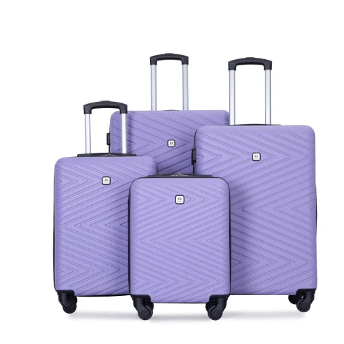 Juego de maletas Travelhouse de 4 piezas  24 y 28 pulgadas con cerradura TSA