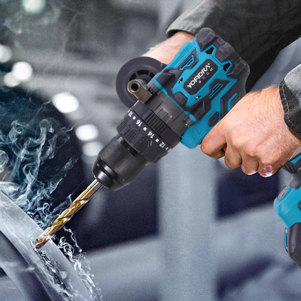 Taladro de impacto eléctrico sin escobillas No incluye batería, 20+3 Torque 900N.m 13MM