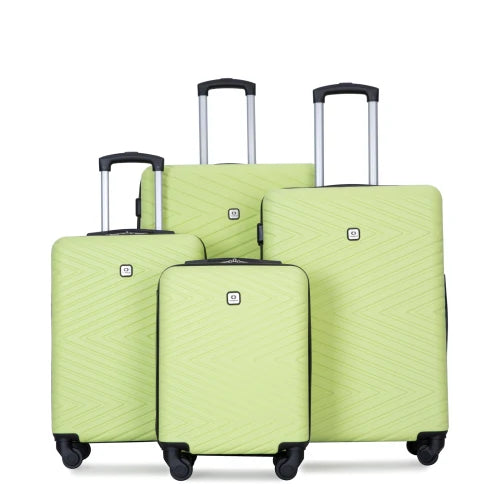 Juego de maletas Travelhouse de 4 piezas  24 y 28 pulgadas con cerradura TSA