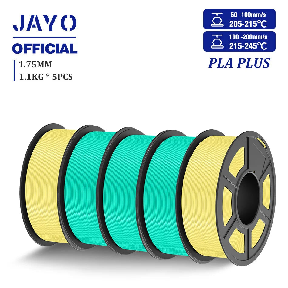 Filamento para impresora 3D JAYO PLA plus PLA+ de 1,75 mm