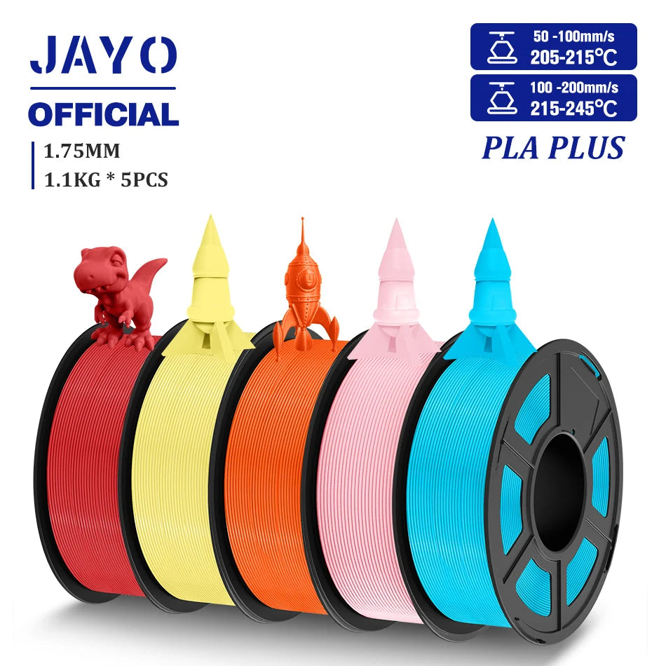 Filamento para impresora 3D JAYO PLA plus PLA+ de 1,75 mm