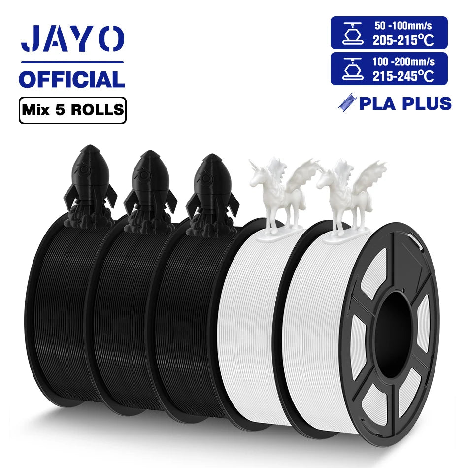 Filamento para impresora 3D JAYO PLA plus PLA+ de 1,75 mm