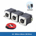 Motor paso a paso de 48 mm, 0,55 N·m, 2 A