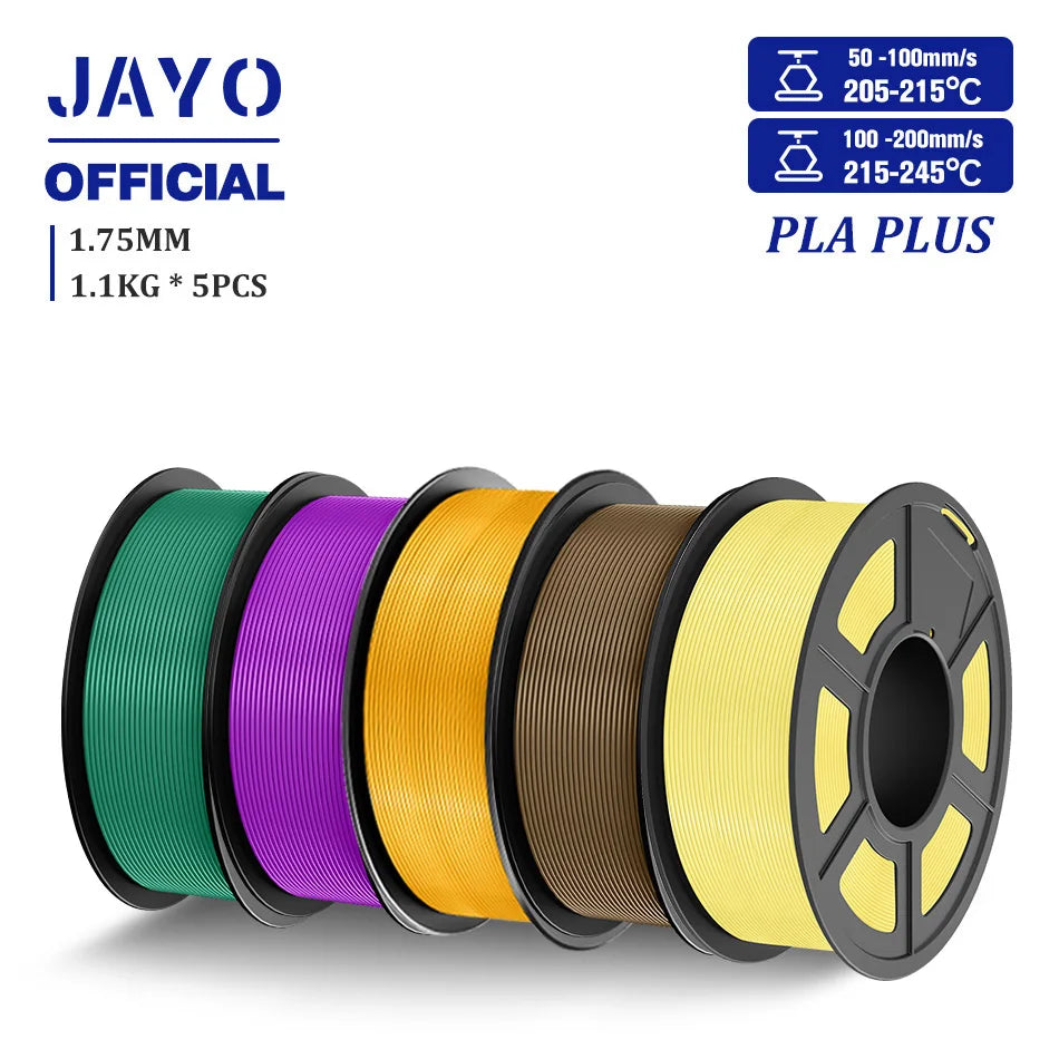 Filamento para impresora 3D JAYO PLA plus PLA+ de 1,75 mm