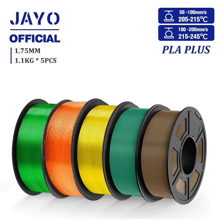 Filamento para impresora 3D JAYO PLA plus PLA+ de 1,75 mm