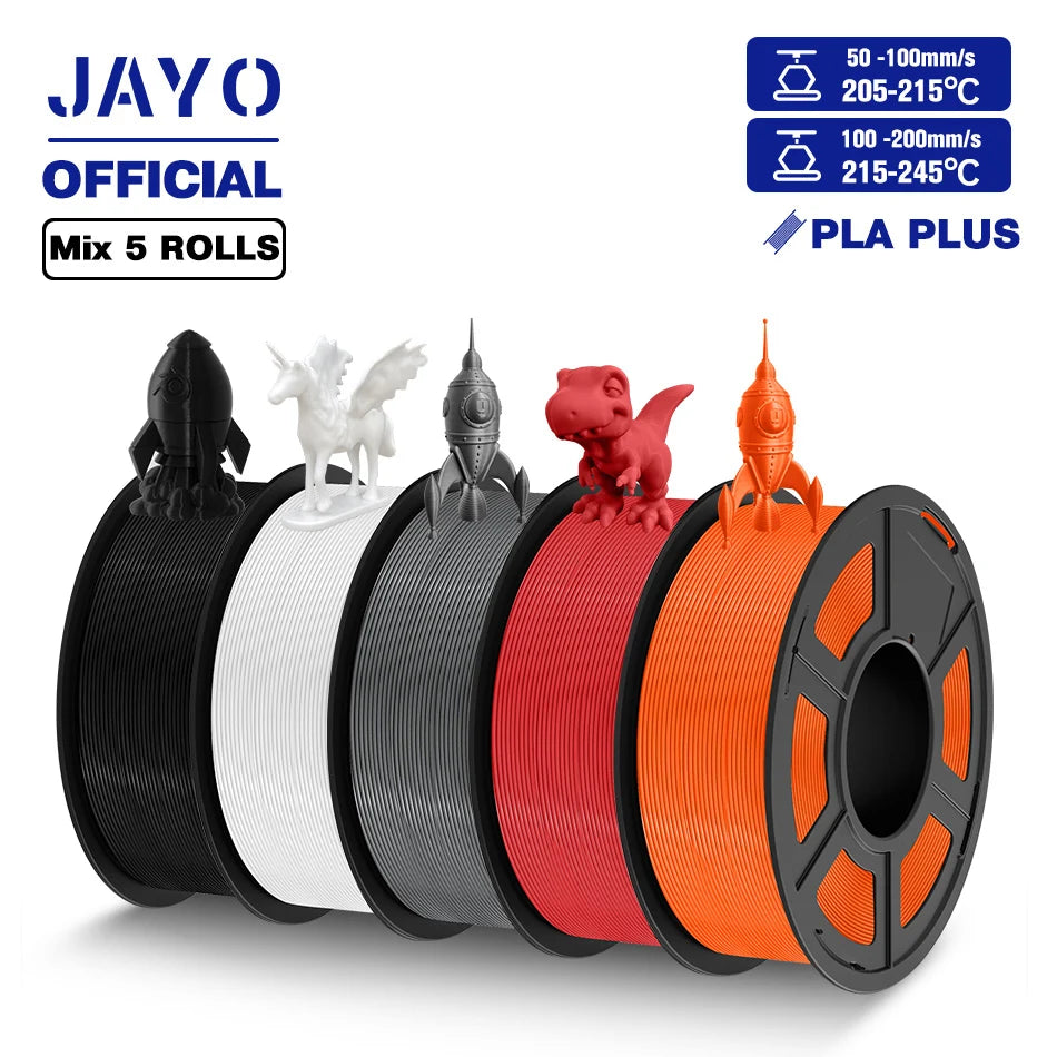 Filamento para impresora 3D JAYO PLA plus PLA+ de 1,75 mm