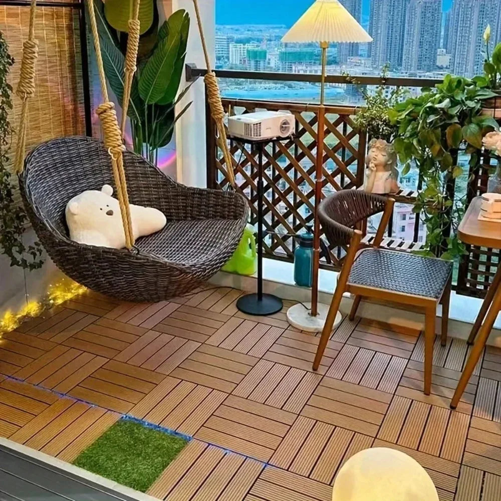 1 pieza de baldosa adecuada para terraza, balcón, jardín, patio, decoración exterior