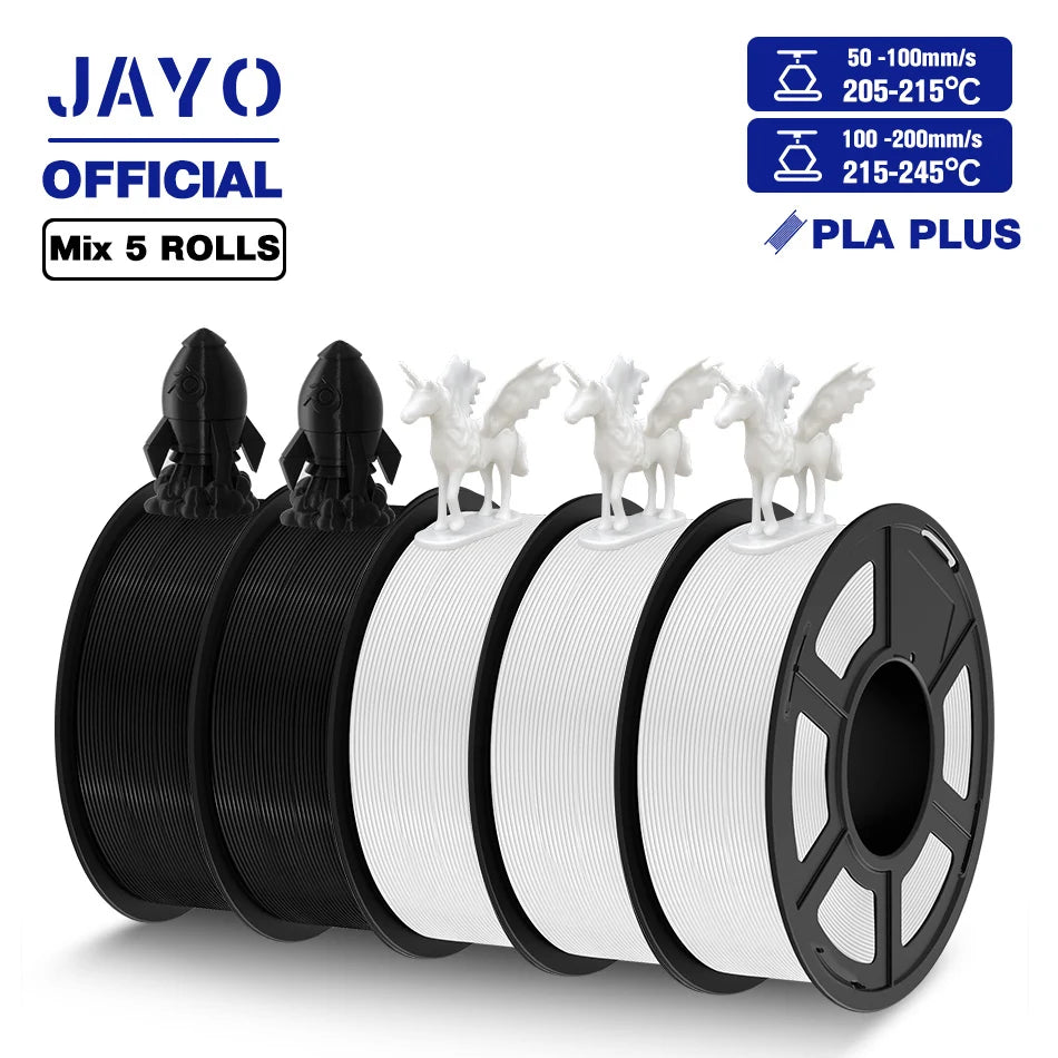 Filamento para impresora 3D JAYO PLA plus PLA+ de 1,75 mm