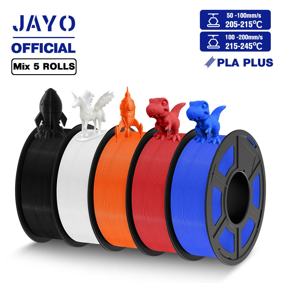 Filamento para impresora 3D JAYO PLA plus PLA+ de 1,75 mm