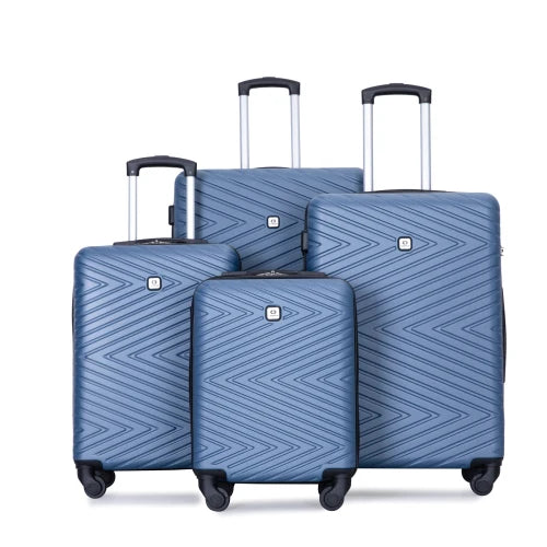 Juego de maletas Travelhouse de 4 piezas  24 y 28 pulgadas con cerradura TSA