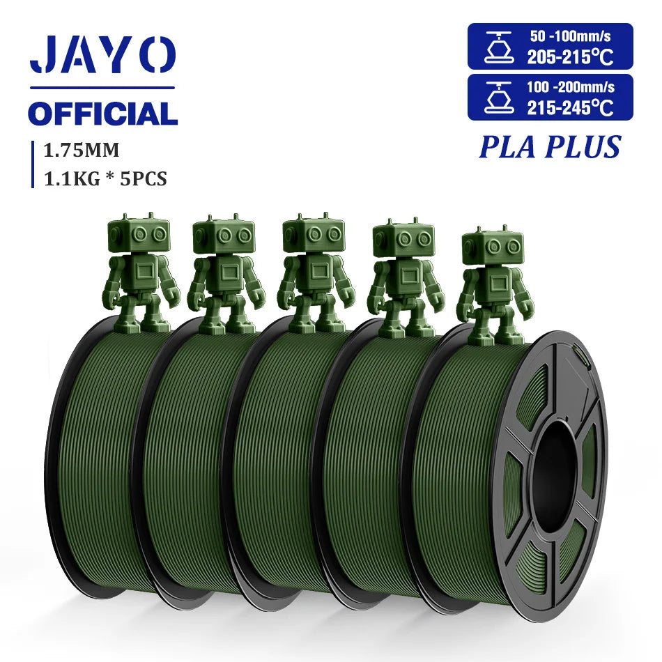 Filamento para impresora 3D JAYO PLA plus PLA+ de 1,75 mm