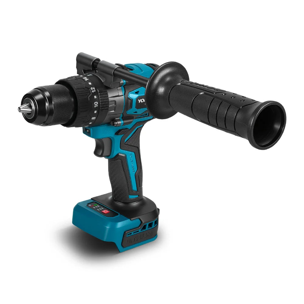 Taladro de impacto eléctrico sin escobillas No incluye batería, 20+3 Torque 900N.m 13MM
