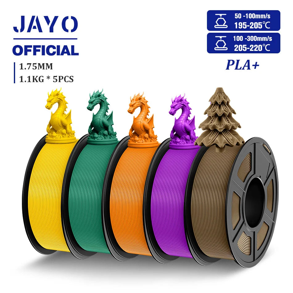 Filamento para impresora 3D JAYO PLA plus PLA+ de 1,75 mm