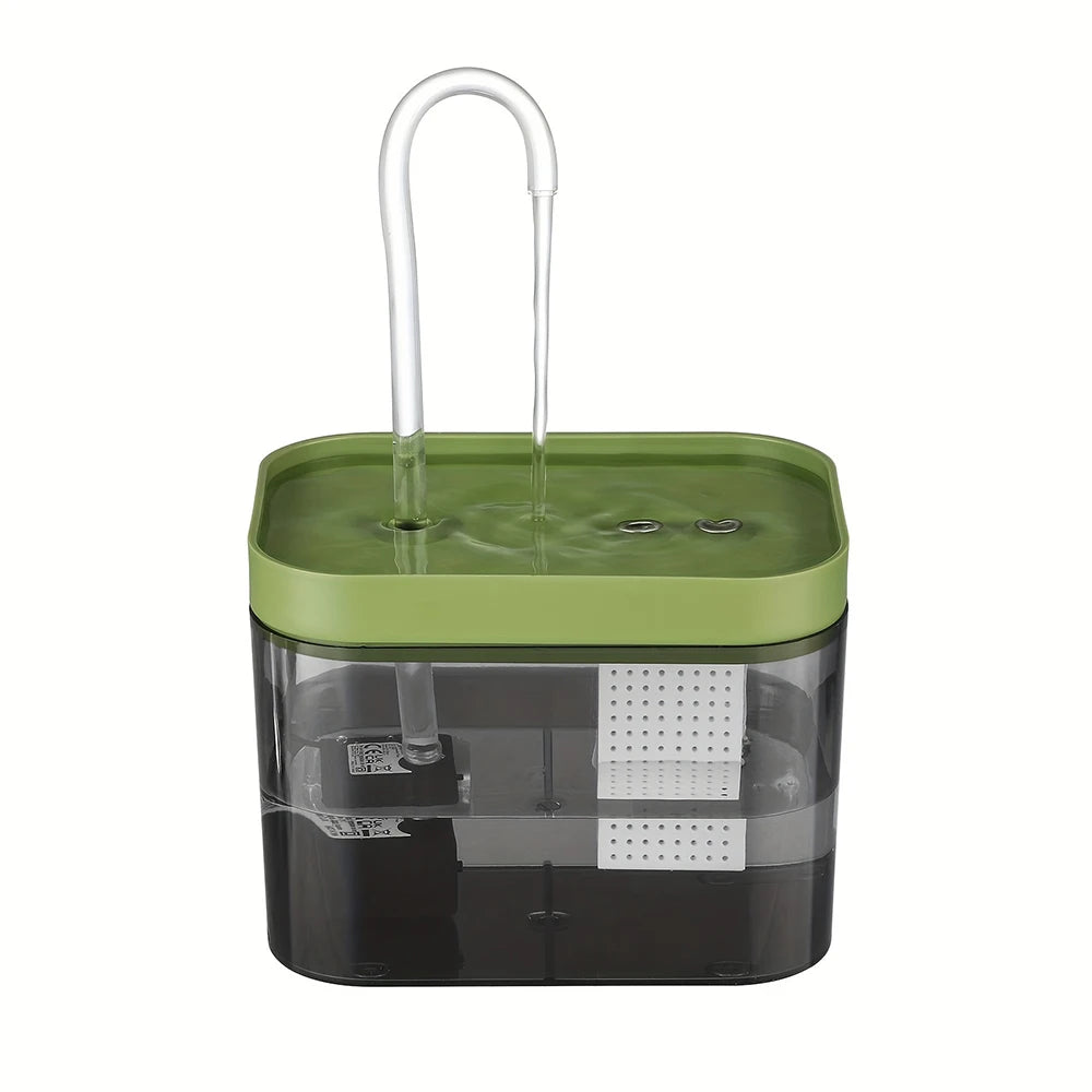 Fuente de agua para gatos con USB, filtro automático, recirculación