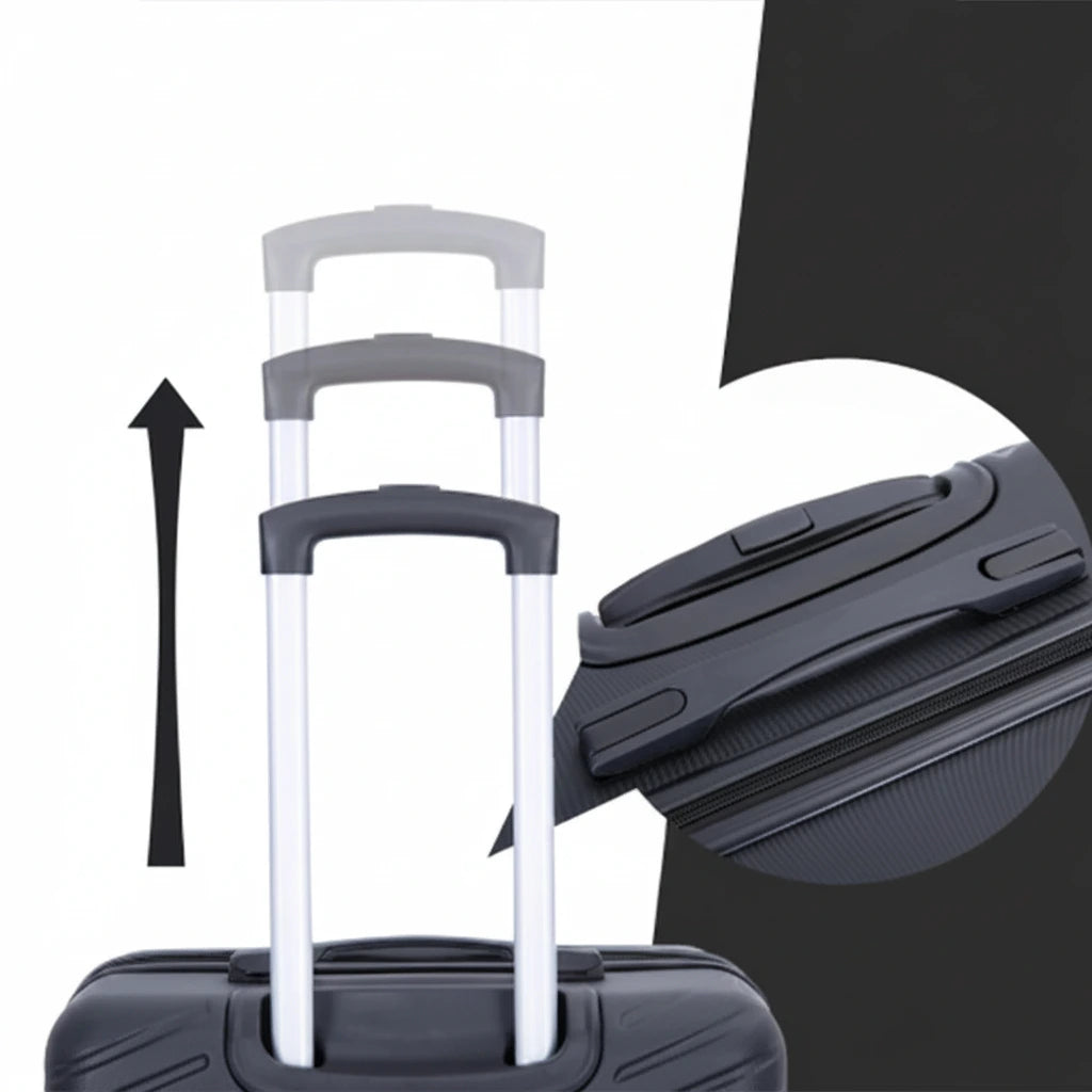 Juego de maletas Travelhouse de 4 piezas  24 y 28 pulgadas con cerradura TSA