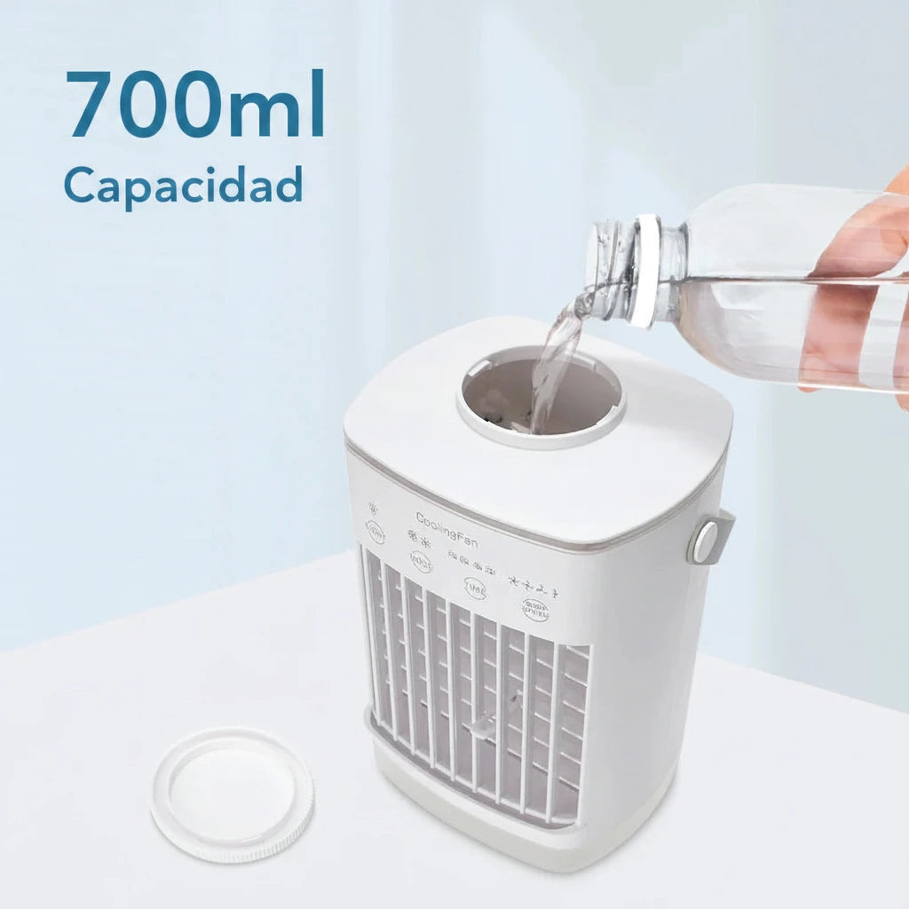 Aire acondicionado portátil, ventilador de refrigeración por agua, ventilador de mesa USB