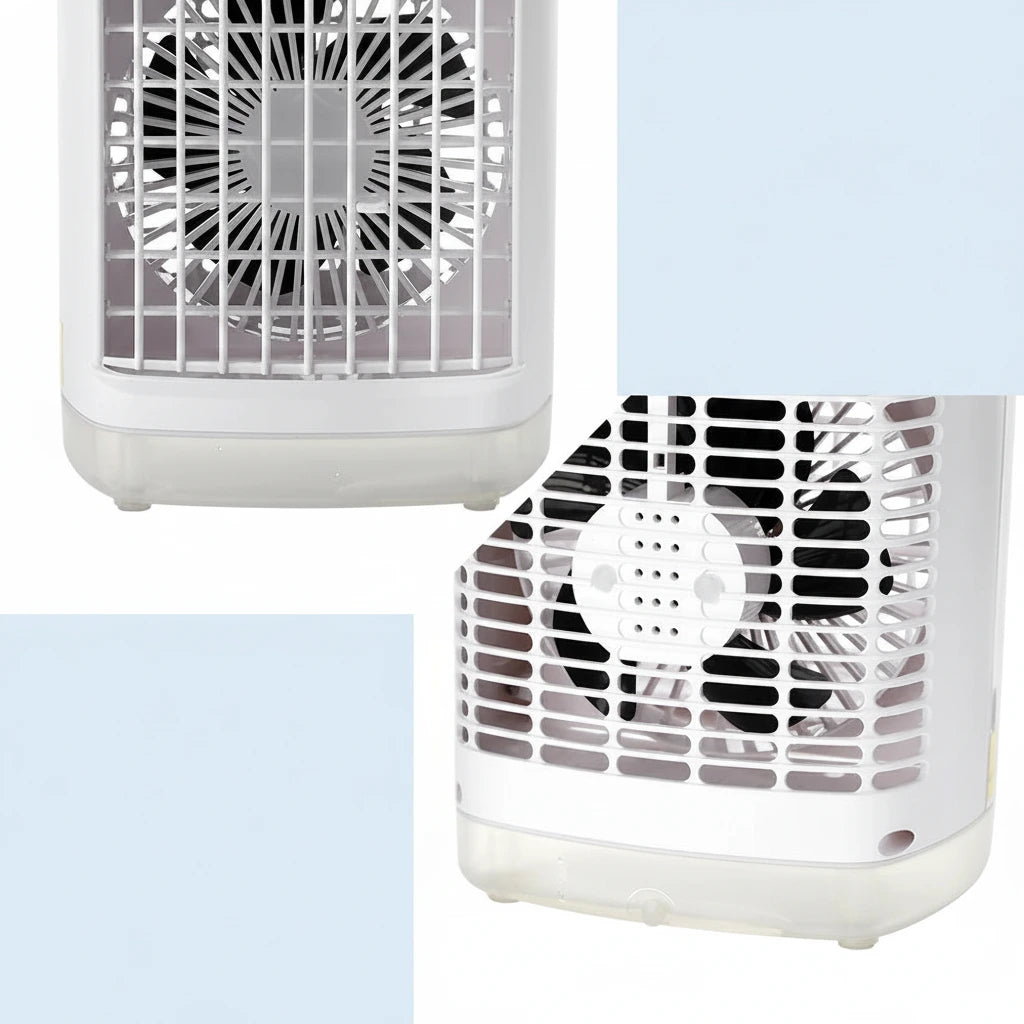 Aire acondicionado portátil, ventilador de refrigeración por agua, ventilador de mesa USB