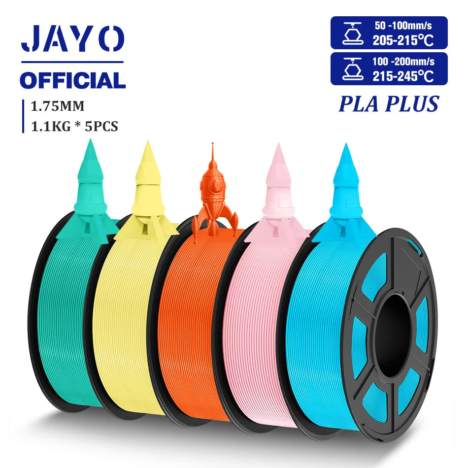 Filamento para impresora 3D JAYO PLA plus PLA+ de 1,75 mm
