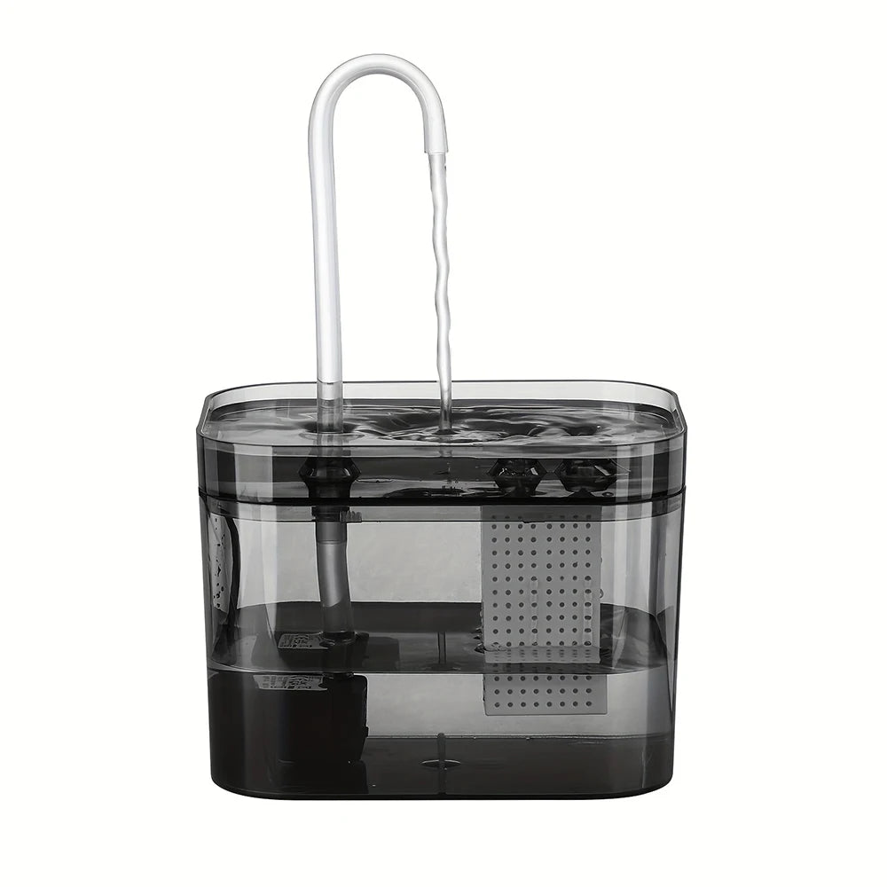 Fuente de agua para gatos con USB, filtro automático, recirculación