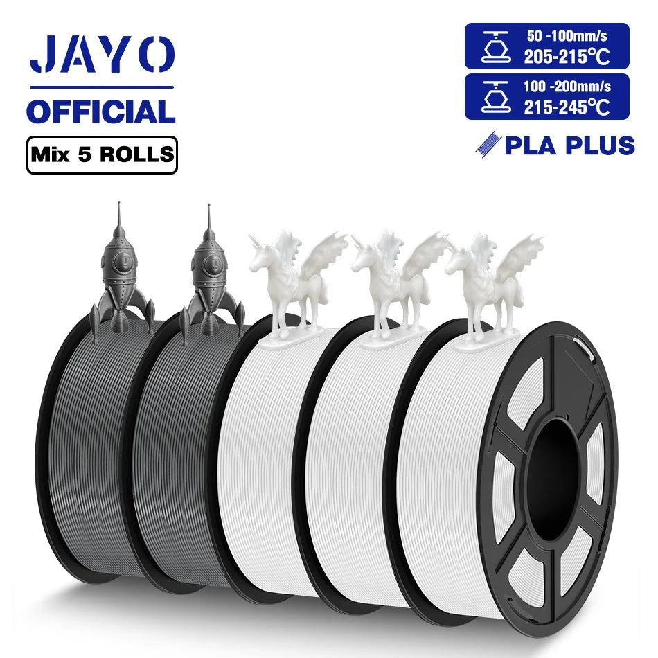 Filamento para impresora 3D JAYO PLA plus PLA+ de 1,75 mm