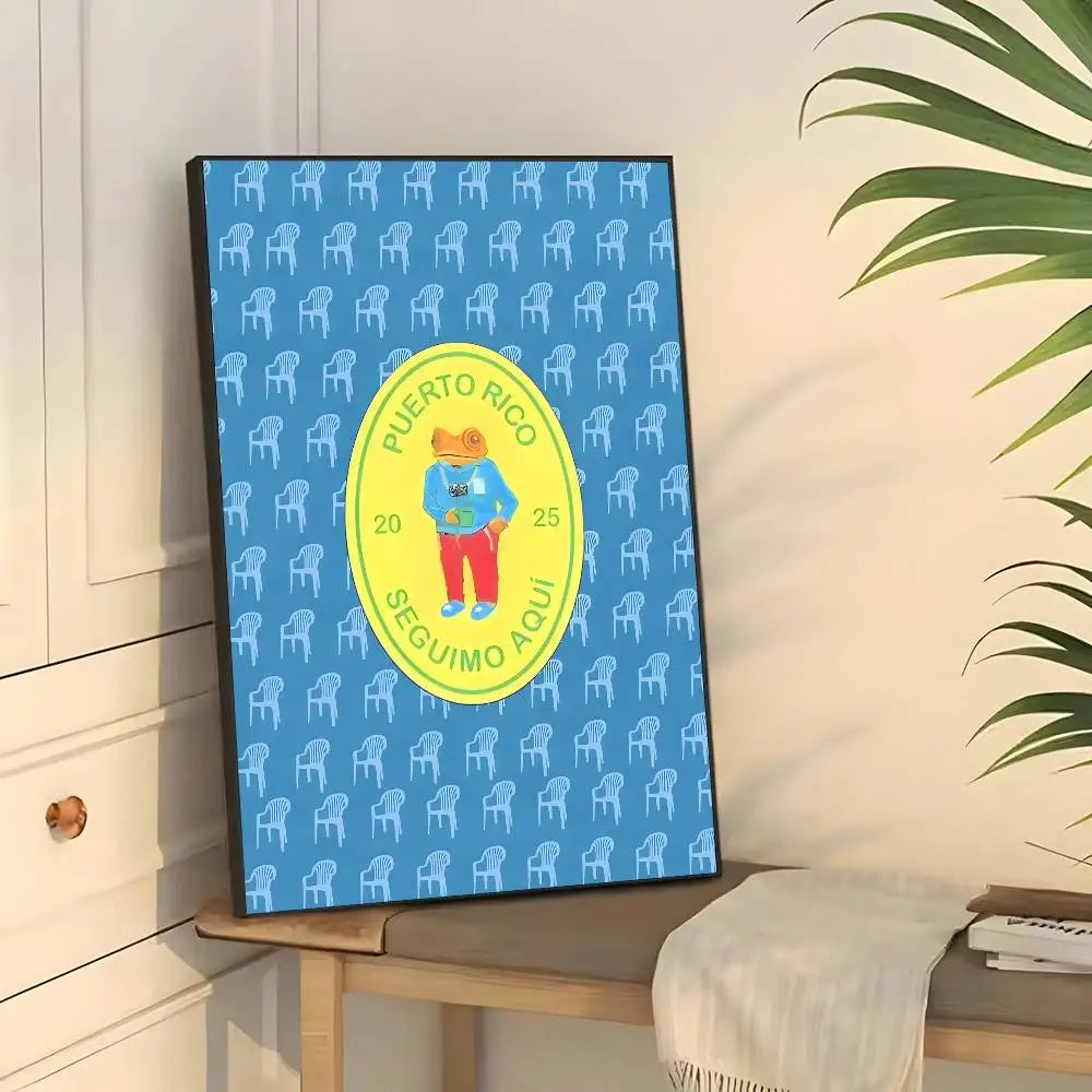 Póster de Bad Bunny Debi Tirar Mas Fotos, arte de pared, impresión artística adecuada para sala de estar, dormitorio, bar, salón, decoración del hogar, regalo