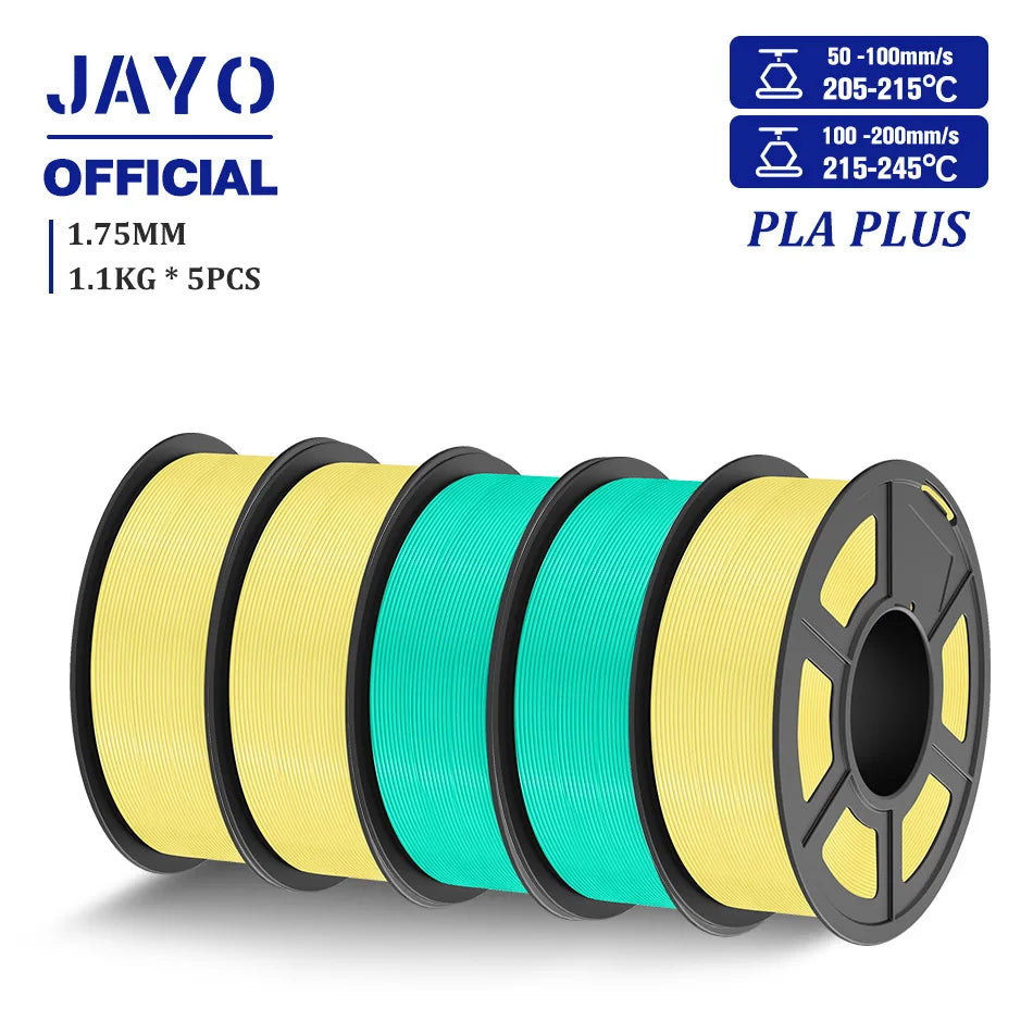 Filamento para impresora 3D JAYO PLA plus PLA+ de 1,75 mm