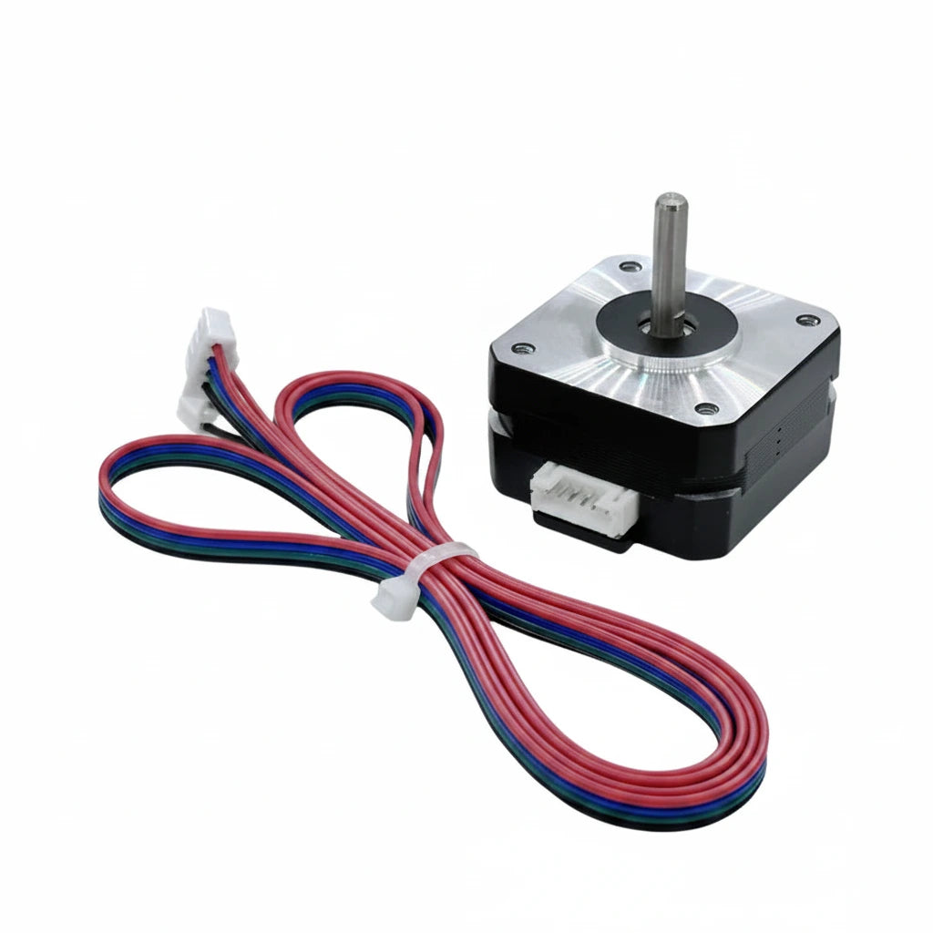 Motor paso a paso 23mm 0,42 N·m, 1,5 A, 17HS4023, 42BGYH, 4 cables, 1,0 A, 13 N·cm