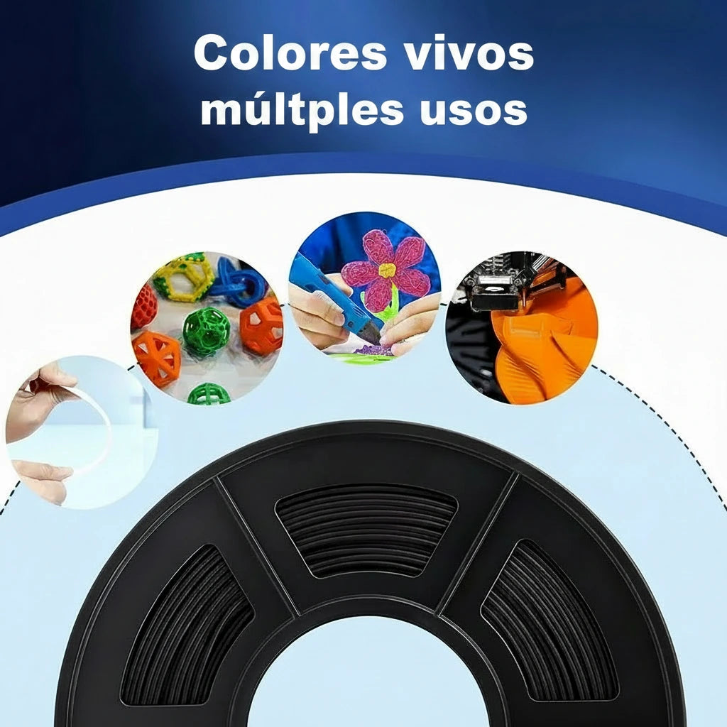 Filamento para impresora 3D JAYO PLA plus PLA+ de 1,75 mm