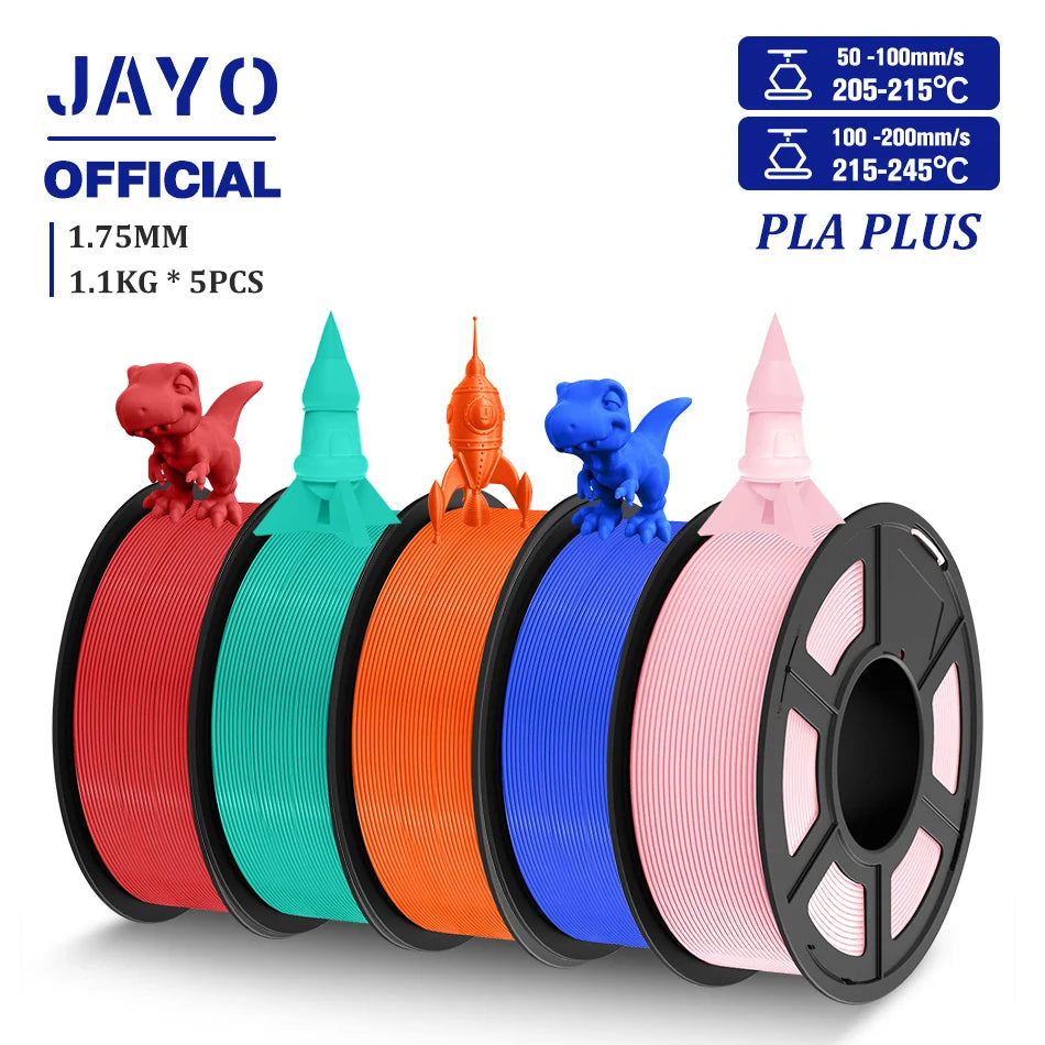 Filamento para impresora 3D JAYO PLA plus PLA+ de 1,75 mm