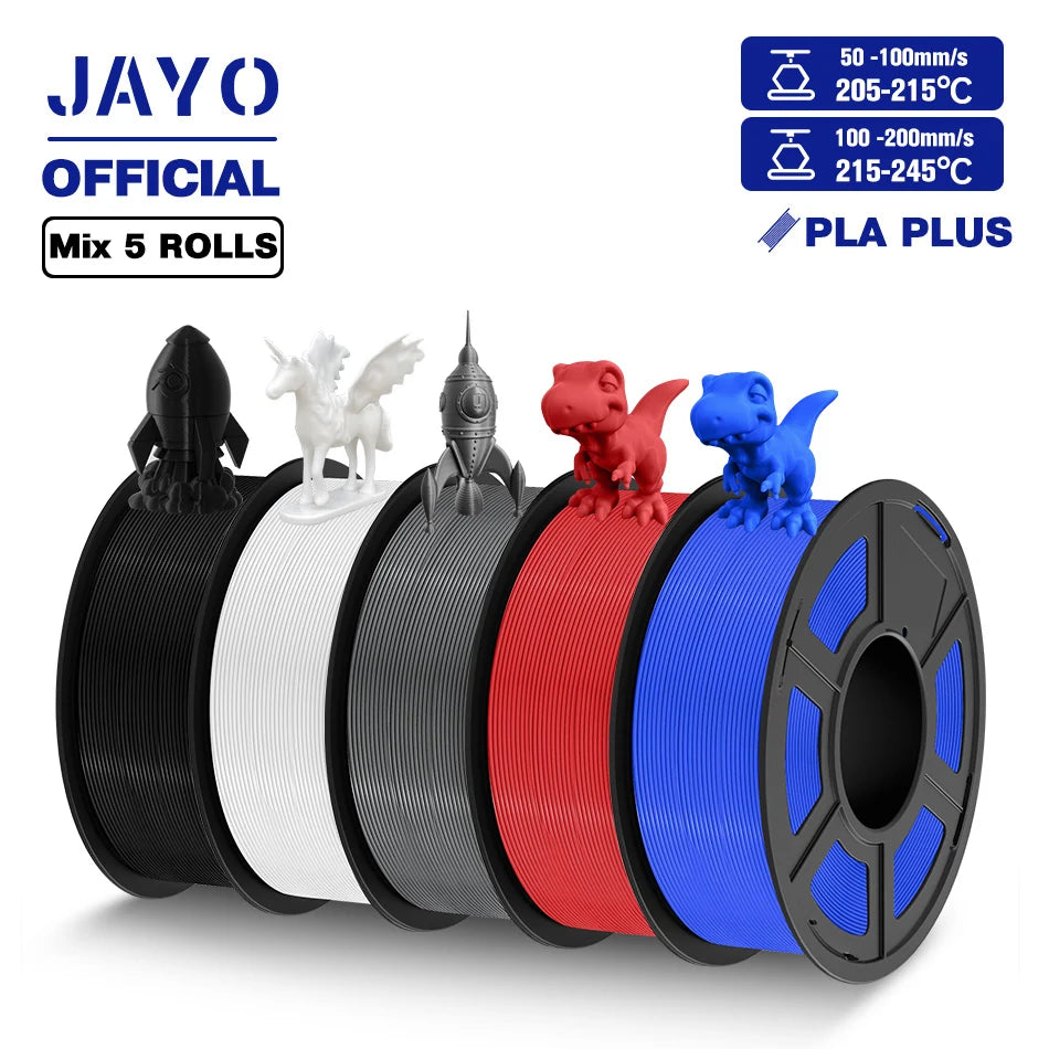 Filamento para impresora 3D JAYO PLA plus PLA+ de 1,75 mm