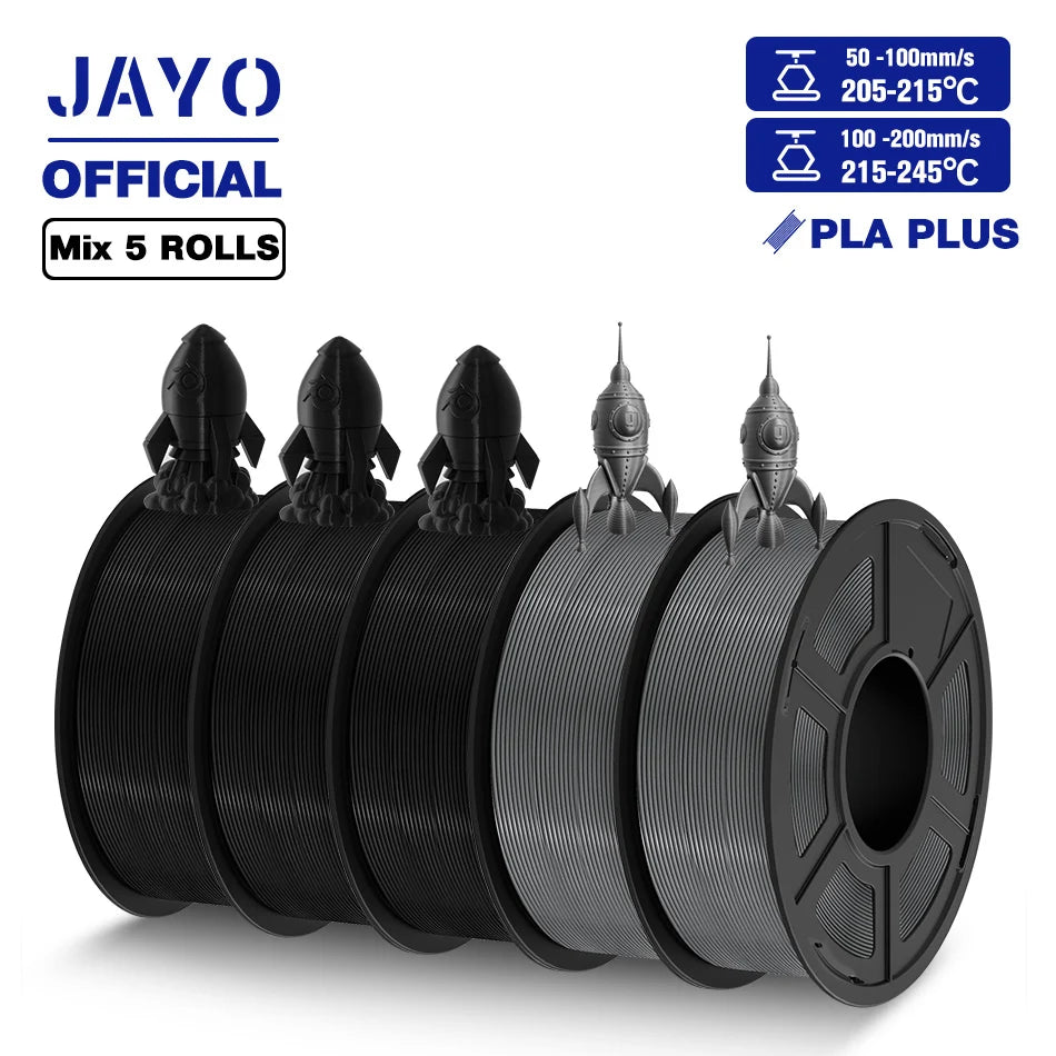 Filamento para impresora 3D JAYO PLA plus PLA+ de 1,75 mm