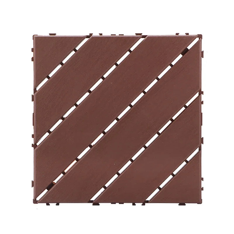 Baldosa de plástico para exteriores de 30x30 cm