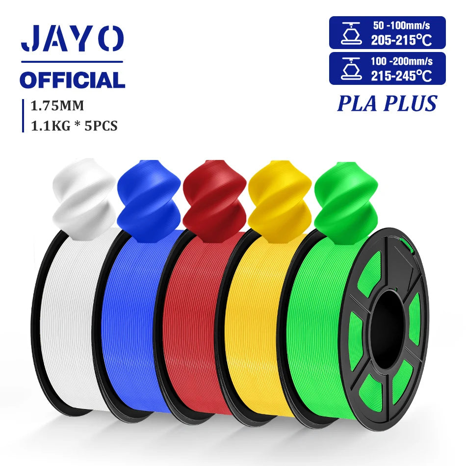 Filamento para impresora 3D JAYO PLA plus PLA+ de 1,75 mm