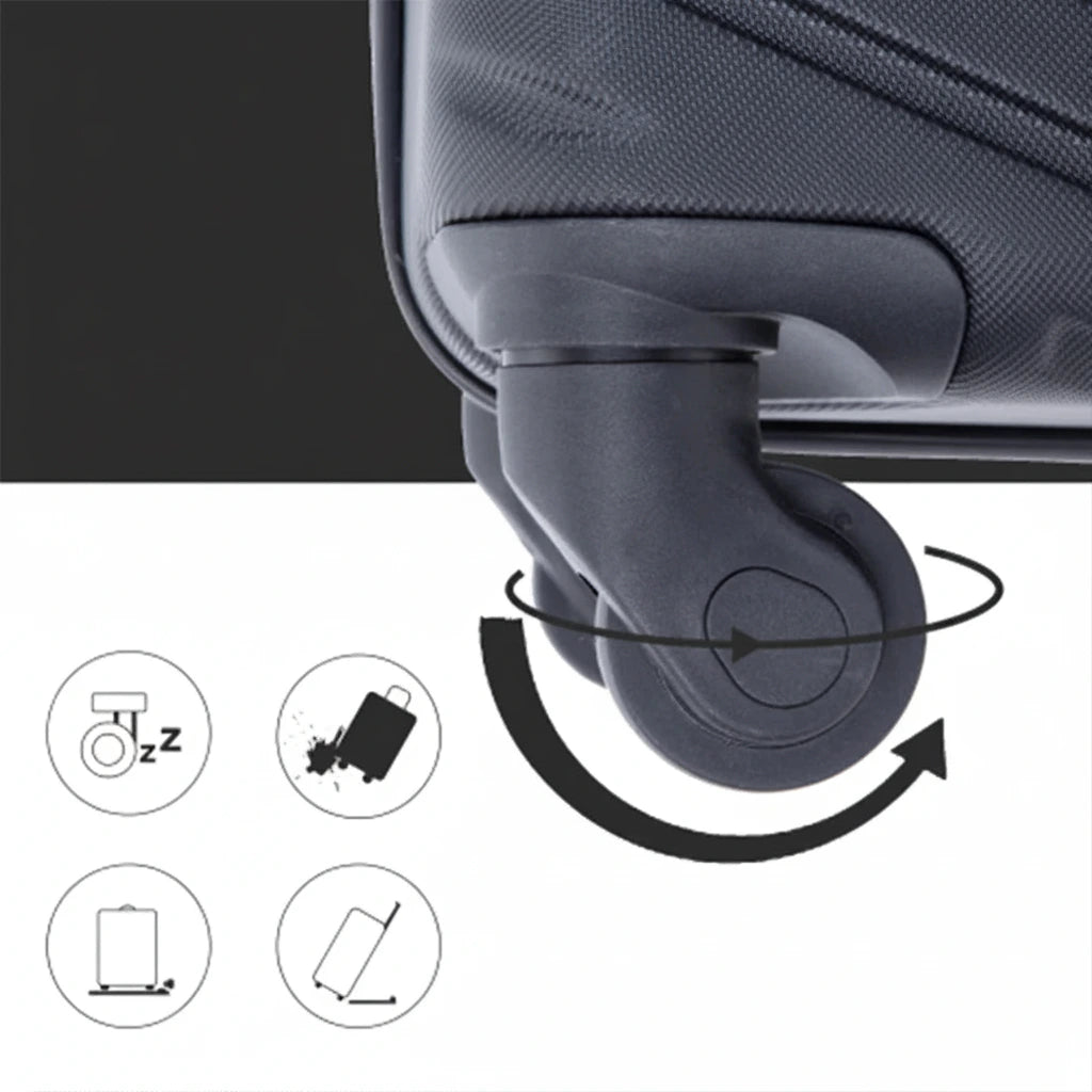 Juego de maletas Travelhouse de 4 piezas  24 y 28 pulgadas con cerradura TSA