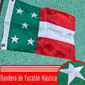 Bandera de Yucatán Naútica 30cm x 45cm bordada